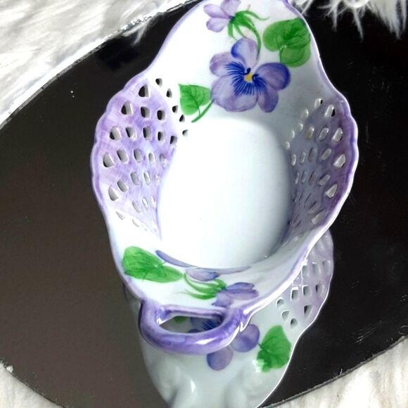 ADREA SADEK Purple Painted PainseyTray 7.5 L 4W - Picture 7 of 8